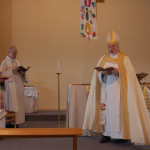 Bishop Wahlon celebrating in All Saints' Episcopal Church Waterloo