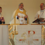 Bishop Wahlon celebrating in All Saints' Episcopal Church Waterloo